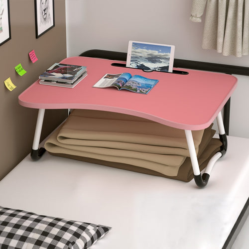 W-shaped Non-slip Legs Adjustable Folding Portable Writing Desk Laptop Desk with Card Slot - HoMEdemic™ 