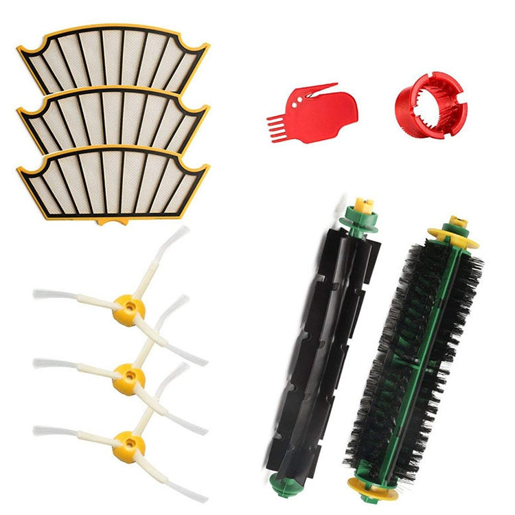 Sweeping Robot Accessories Roller Brush Side Brush Haipa Filter Accessories Set for iRobot 500 Series - HoMEdemic™ 