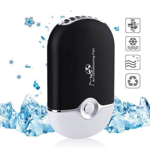 Portable Mini USB Charging Air Conditioner Refrigerating Handheld Small Fan - HoMEdemic™ 