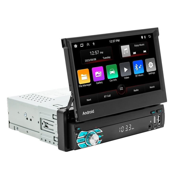 HD 7 inch Single Din Car Android Player GPS Navigation Bluetooth Touch Stereo Radio, Support Mirror Link & FM & WIFI - HoMEdemic™ 