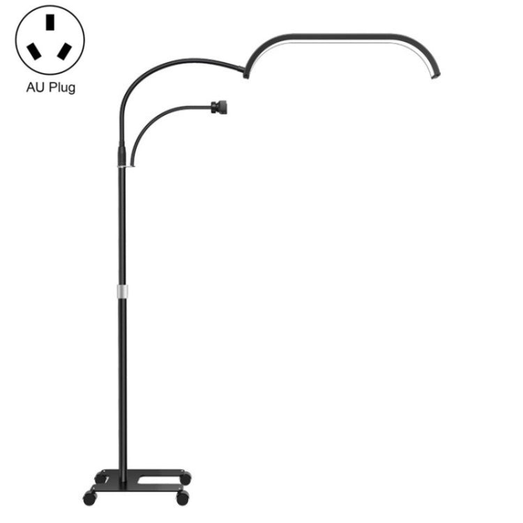 HD-G63X Floor Standing Remote Dimming LED Moon Lamp Manicure Eyelash Beauty Lamp(AU Plug) - HoMEdemic™ 