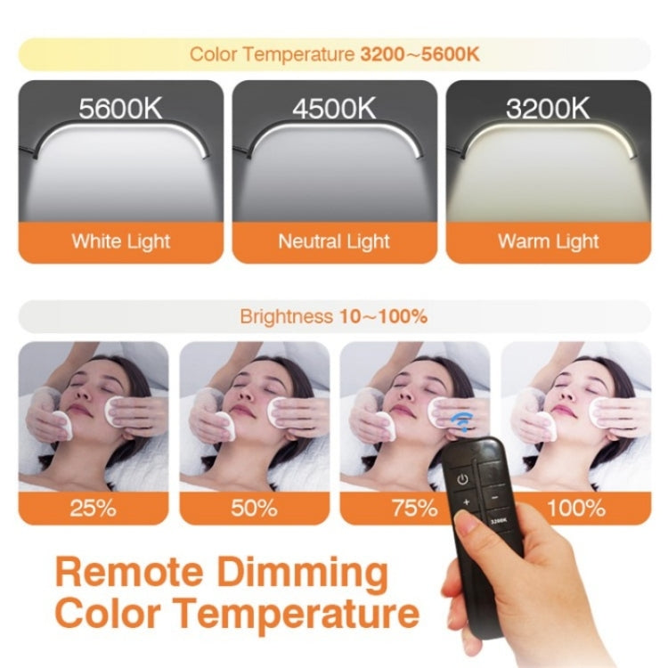 HD-G63X Floor Standing Remote Dimming LED Moon Lamp Manicure Eyelash Beauty Lamp(UK Plug) - HoMEdemic™ 