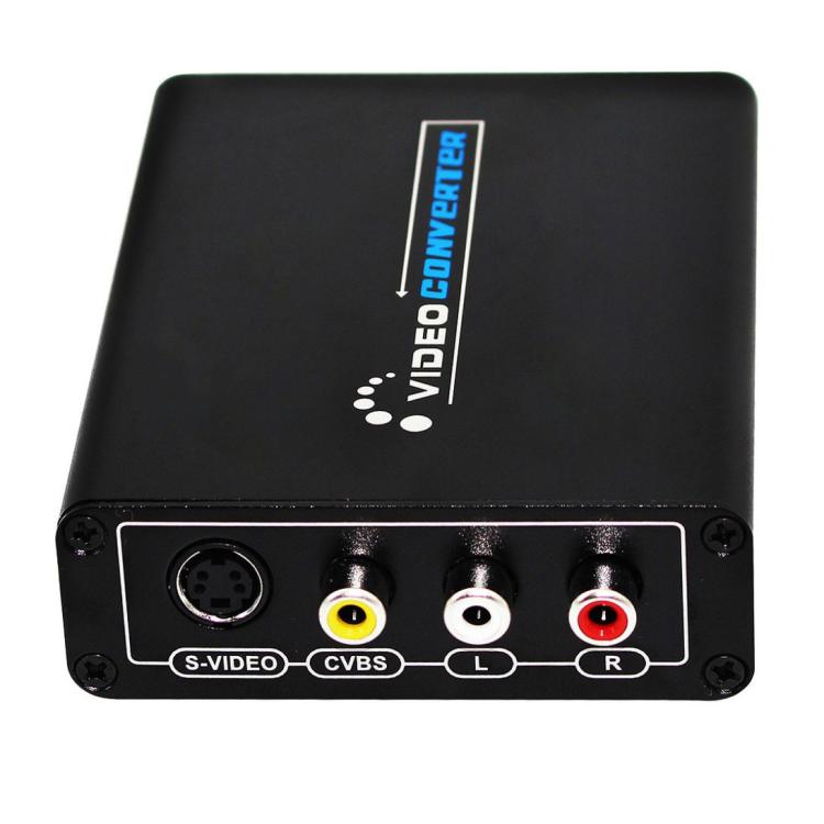 HDMI to Composite / AV S-Video Converter RCA CVBS/L/R Video Converter Adapter, UK Plug - HoMEdemic™ 