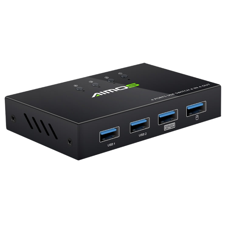 AIMOS AM-KM404K USB2.0 4 In 4 Out Switcher - HoMEdemic™ 