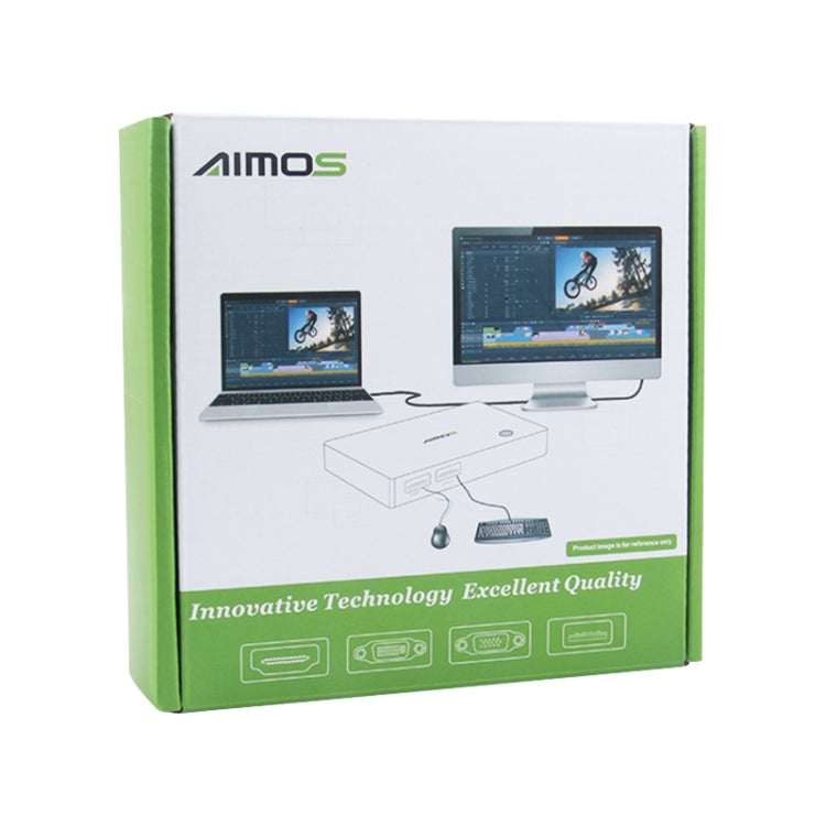AIMOS AM-KM404K USB2.0 4 In 4 Out Switcher - HoMEdemic™ 