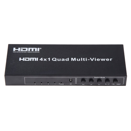 4 in 1 Out HDMI Quad Multi-viewer with Seamless Switcher, AU Plug - HoMEdemic™ 