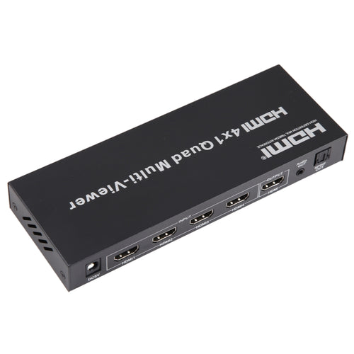 4 in 1 Out HDMI Quad Multi-viewer with Seamless Switcher, US Plug - HoMEdemic™ 