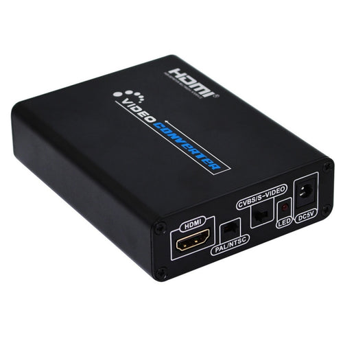 HDMI to Composite / AV S-Video Converter RCA CVBS/L/R Video Converter Adapter, US Plug - HoMEdemic™ 