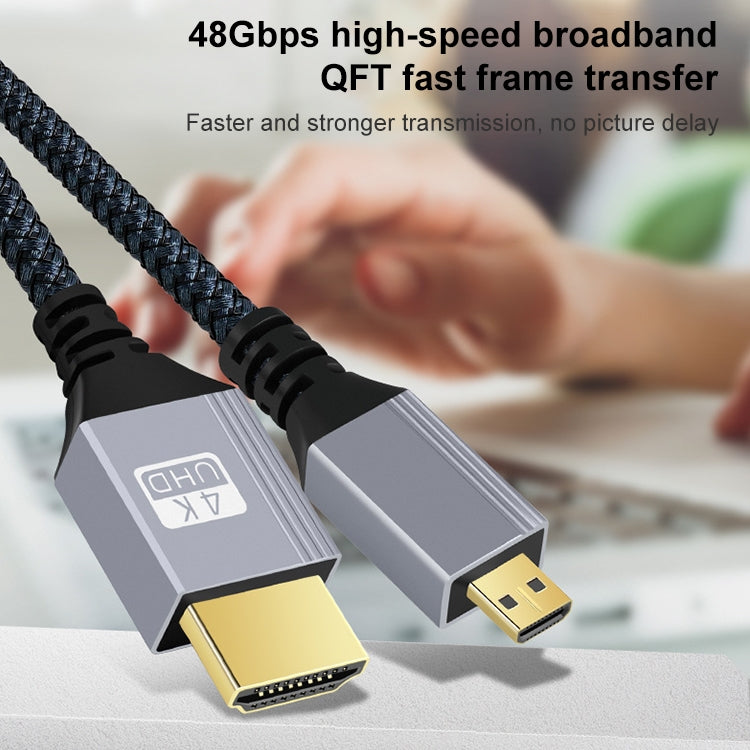 HDTV to Micro HDTV 4K 120Hz Computer Digital Camera HD Video Adapter Cable, Length:10m - HoMEdemic™ 