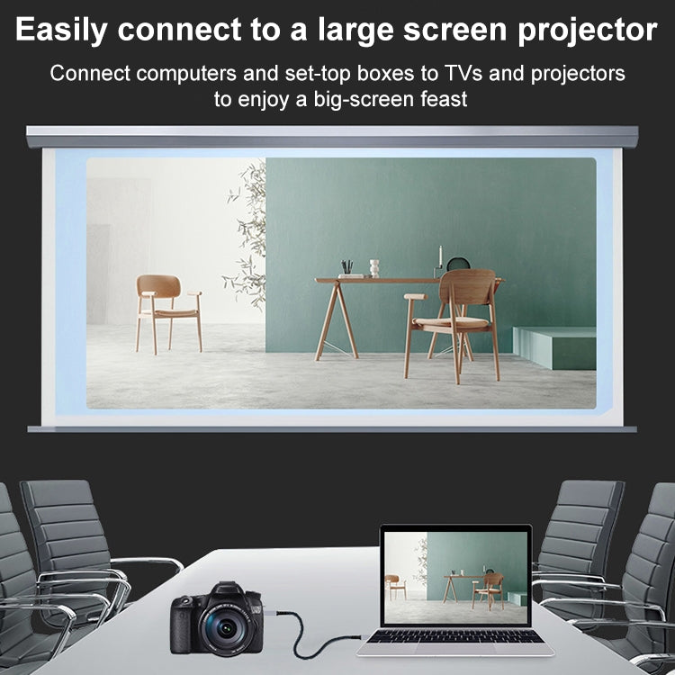 HDTV to Micro HDTV 4K 120Hz Computer Digital Camera HD Video Adapter Cable, Length:10m - HoMEdemic™ 