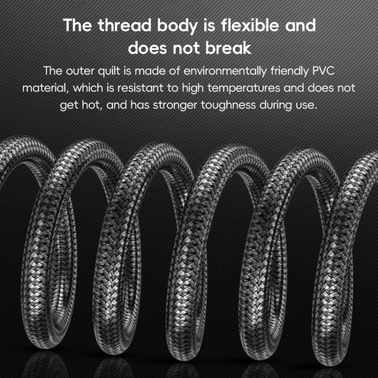 HDTV to Mini HDTV 4K UHD Video Transmission Braided Cable, Length:5m(Grey) - HoMEdemic™ 