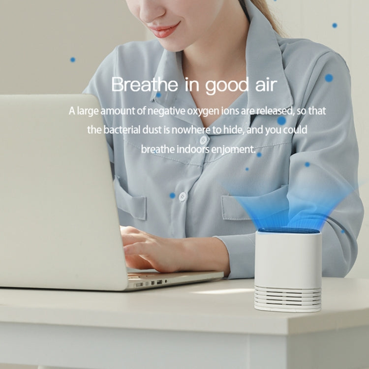 HE-K001 Hanging Neck Negative USB Rechargeable Ion Air Purifier Portable Household Formaldehyde Removal Portable Purifier(Black) - HoMEdemic™ 