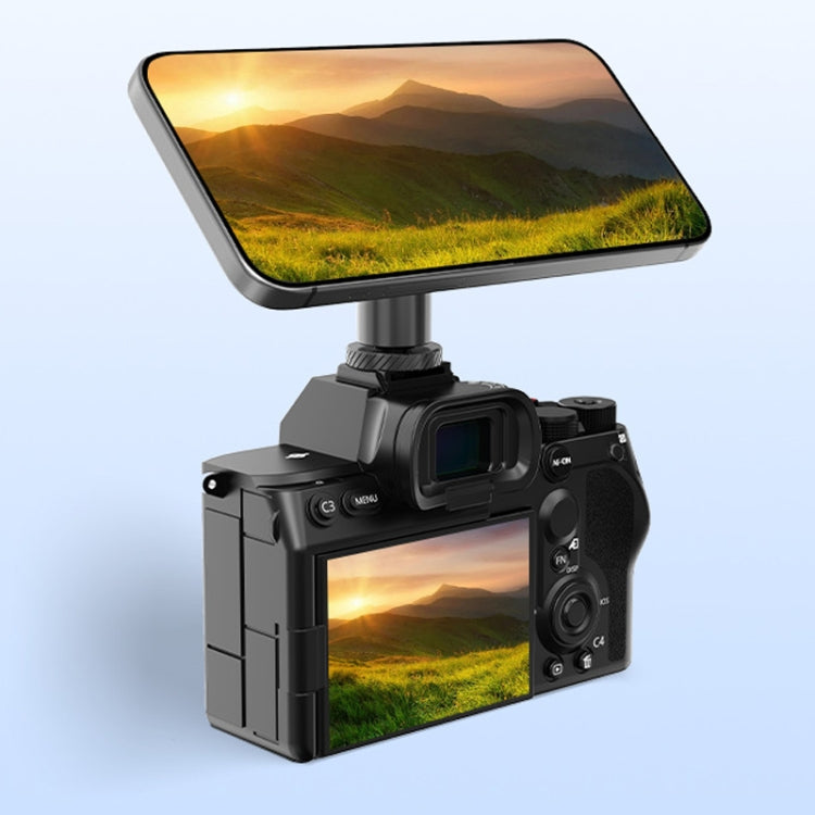 HEPAIL Magsafe Magnetic Mobile Phone Bracket Metal Gimbal Stand, Style: Cold Boot Base - HoMEdemic™ 