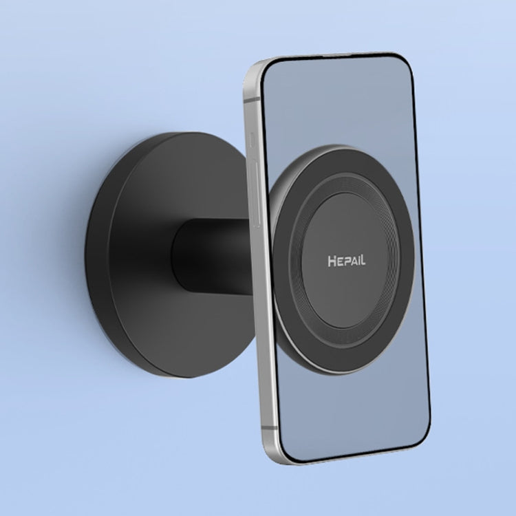HEPAIL Magsafe Magnetic Mobile Phone Bracket Metal Gimbal Stand, Style: Magnetic Base - HoMEdemic™ 