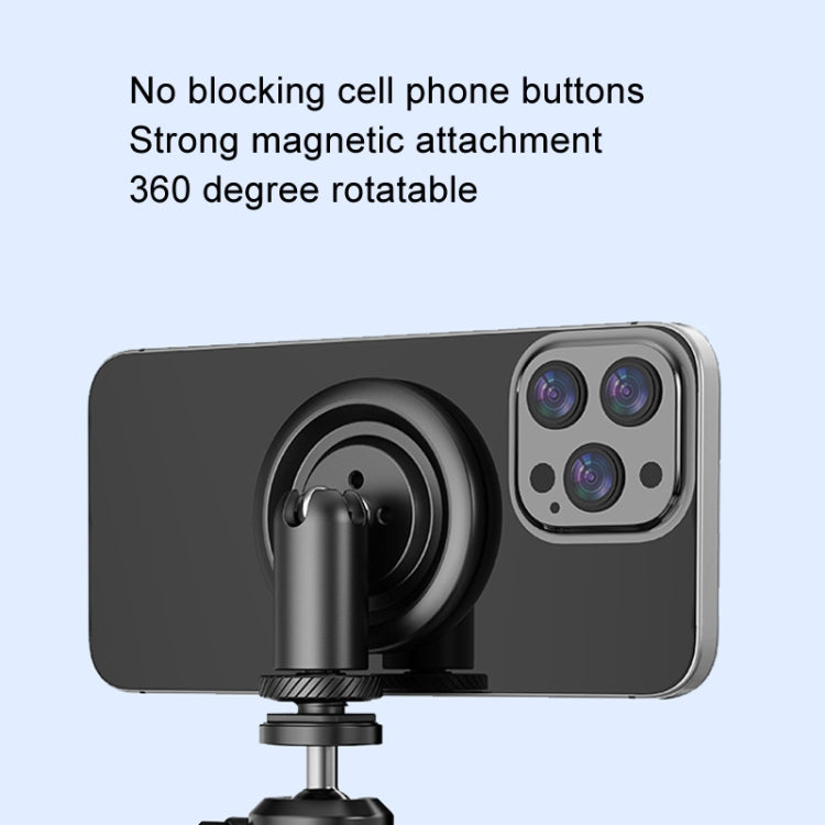 HEPAIL Magsafe Magnetic Mobile Phone Bracket Metal Gimbal Stand, Style: Magnetic Base - HoMEdemic™ 