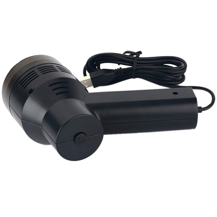 HK-6019A 3.5W Portable USB Powerful Suction Cleaner Computer Keyboard Brush Nozzle Dust Collector Handheld Sucker Clean Kit for Cleaning Laptop PC / Pets, USB Cable Length: 1.8m, DC 5V(Black) - HoMEdemic™ 