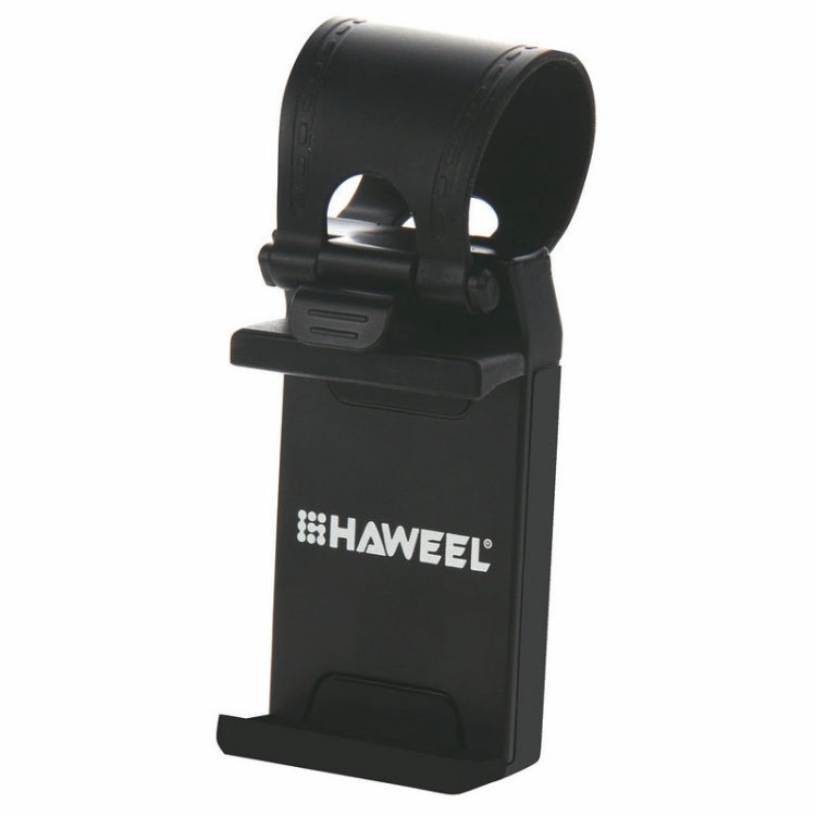[HK Warehouse] HAWEEL Universal Car Steering Wheel Phone Mount Holder(Black) - HoMEdemic™ 
