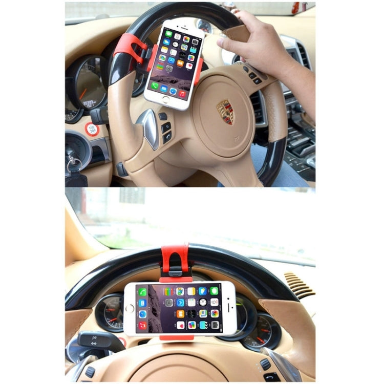 [HK Warehouse] HAWEEL Universal Car Steering Wheel Phone Mount Holder(Black) - HoMEdemic™ 