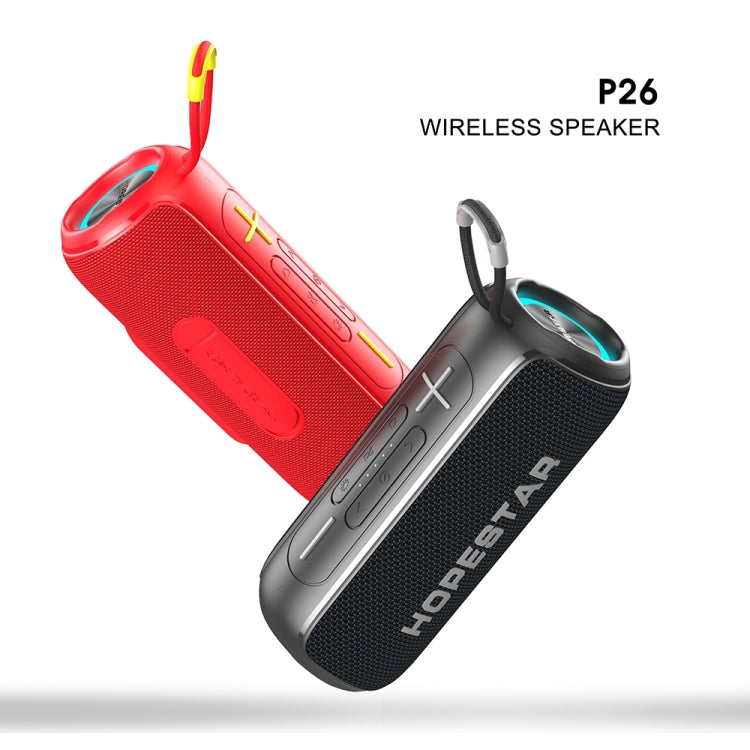 HOPESTAR P26 Outdoor Portable lPX6 Waterproof Dazzling Bluetooth Speaker(Black) - HoMEdemic™ 