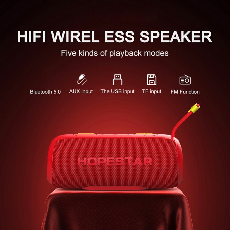 HOPESTAR P26 Outdoor Portable lPX6 Waterproof Dazzling Bluetooth Speaker(Black) - HoMEdemic™ 
