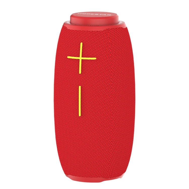 HOPESTAR P31 TWS Portable Outdoor Waterproof Lens-style Head Bluetooth Speaker with LED Color Light, Support Hands-free Call & U Disk & TF Card & 3.5mm AUX & FM (Red) - HoMEdemic™ 