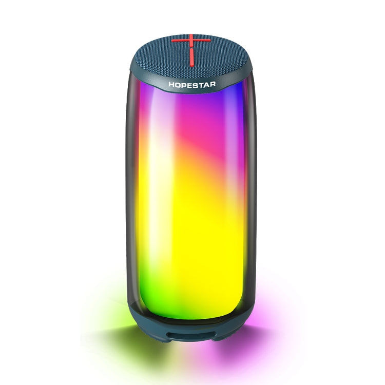 HOPESTAR P49 Tone Pulse RGB Light Waterproof Bluetooth Speaker(Blue) - HoMEdemic™ 
