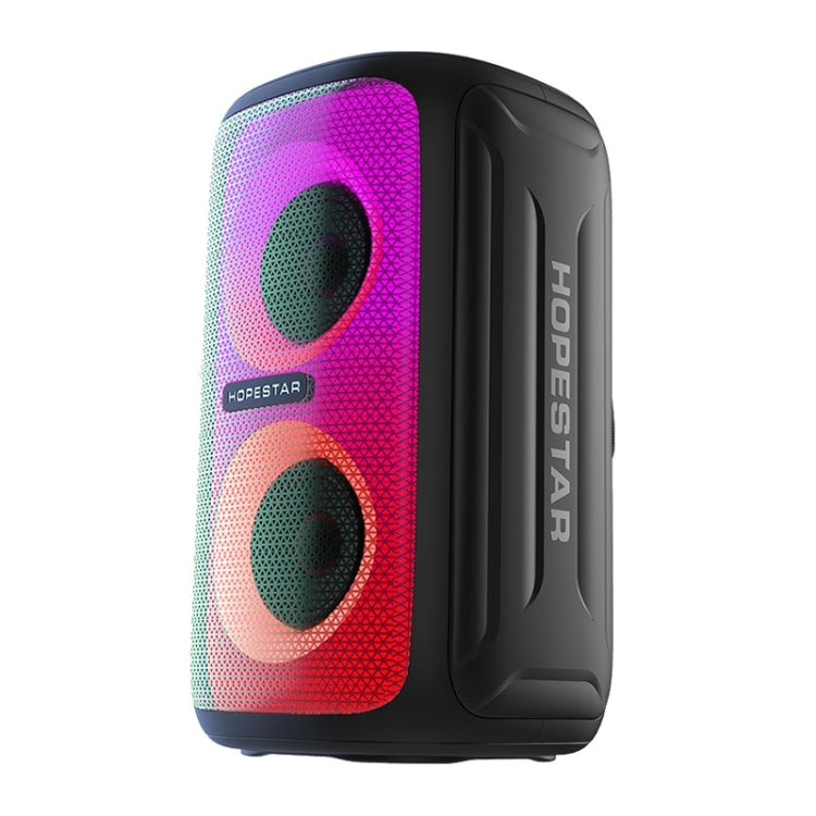 HOPESTAR Party 110 Mini Colorful Lights Wireless Bluetooth Speaker (Black) - HoMEdemic™ 