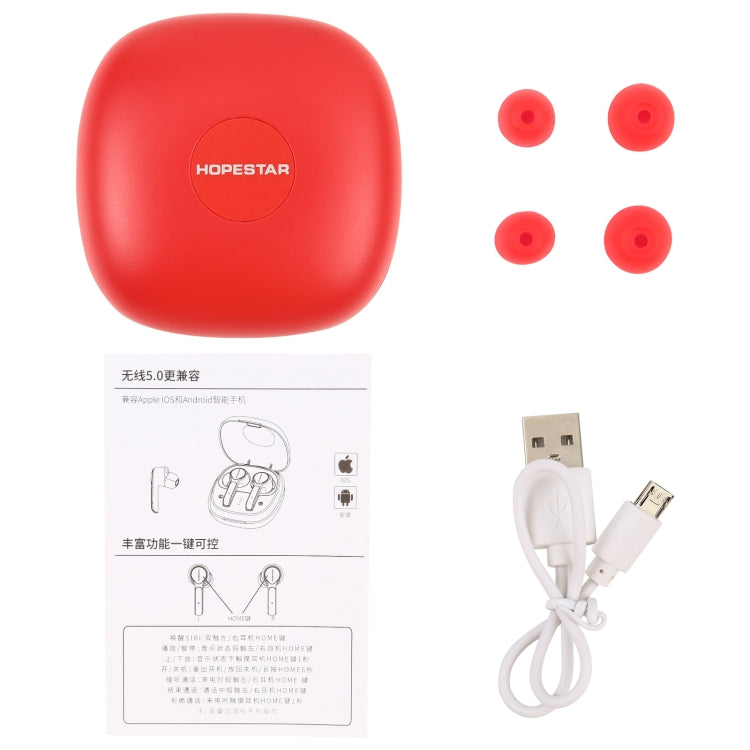 HOPESTAR S11 Bluetooth 5.0 True Wireless Bluetooth Earphone (Red) - HoMEdemic™ 