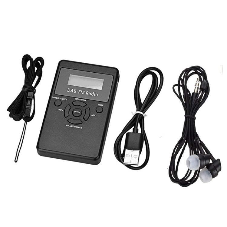 HRD-101 Portable Mini Digital DAB+FM Radio with Lanyard & Headset - HoMEdemic™ 