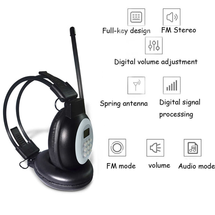 HRD-308S Portable FM Campus Radio Receiver Headset - HoMEdemic™ 