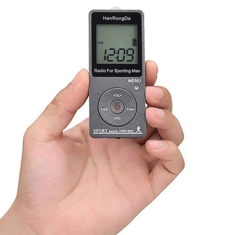 HRD-602 Digital Display FM AM Mini Sports Radio with Step Counting Function - HoMEdemic™ 