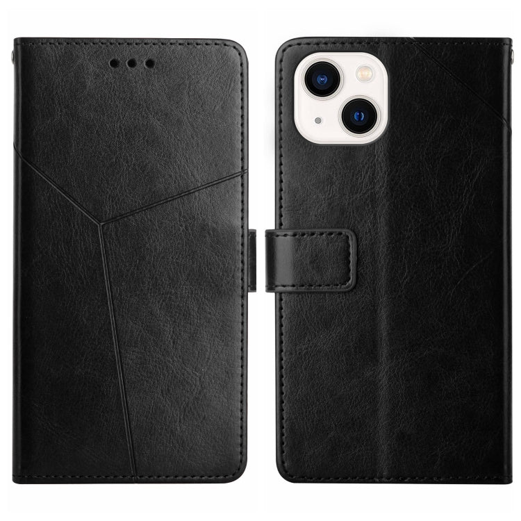 HT01 Y-shaped Pattern Flip Leather Phone Case, For iPhone 16, For iPhone 15 Pro Max, For iPhone 15 Pro, For iPhone 15 Plus - HoMEdemic™ 