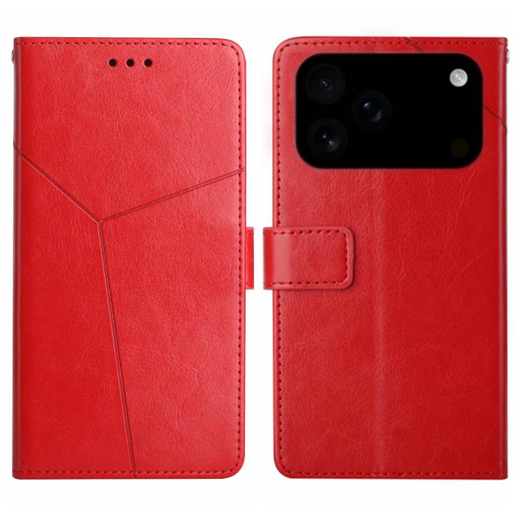 HT01 Y-shaped Pattern Flip Leather Phone Case, For iPhone 17 Pro Max, For iPhone 17 Pro, For iPhone 17, For iPhone Air - HoMEdemic™ 