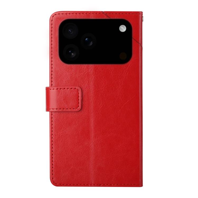 HT01 Y-shaped Pattern Flip Leather Phone Case, For iPhone 17 Pro Max, For iPhone 17 Pro, For iPhone 17, For iPhone Air - HoMEdemic™ 