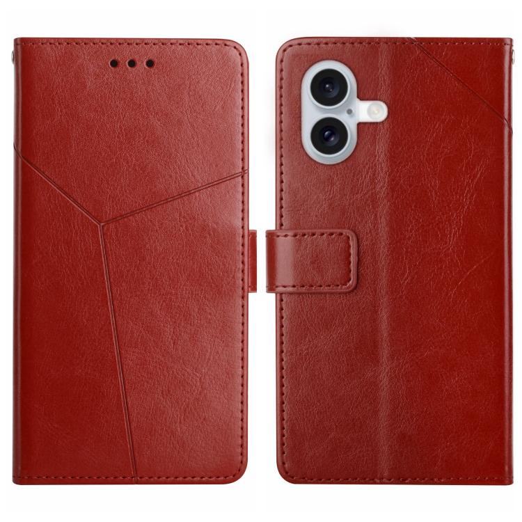 HT01 Y-shaped Pattern Flip Leather Phone Case, For iPhone 17 Pro Max, For iPhone 17 Pro, For iPhone 17, For iPhone Air - HoMEdemic™ 