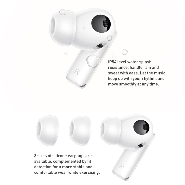 HUAWEI FreeBuds Pro 2 + TWS Extrasensory Perception Wireless Earphone Support Heart Rate & Body Temperature Monitoring(White) - HoMEdemic™ 