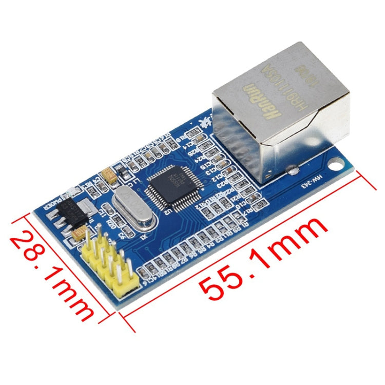 HW-243 W5500 Ethernet Network Module Hardware TCP / IP 51 / STM32 Single-Chip Program - HoMEdemic™ 