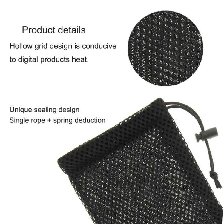 [HK Warehouse] HAWEEL Pouch Bag for Smart Phones, Power Bank and other Accessories, Size same as 5.5 inch Phone(Black) - HoMEdemic™ 
