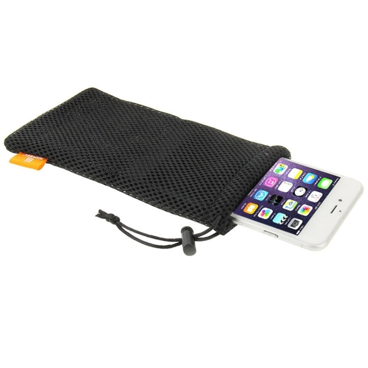 [HK Warehouse] HAWEEL Pouch Bag for Smart Phones, Power Bank and other Accessories, Size same as 5.5 inch Phone(Black) - HoMEdemic™ 