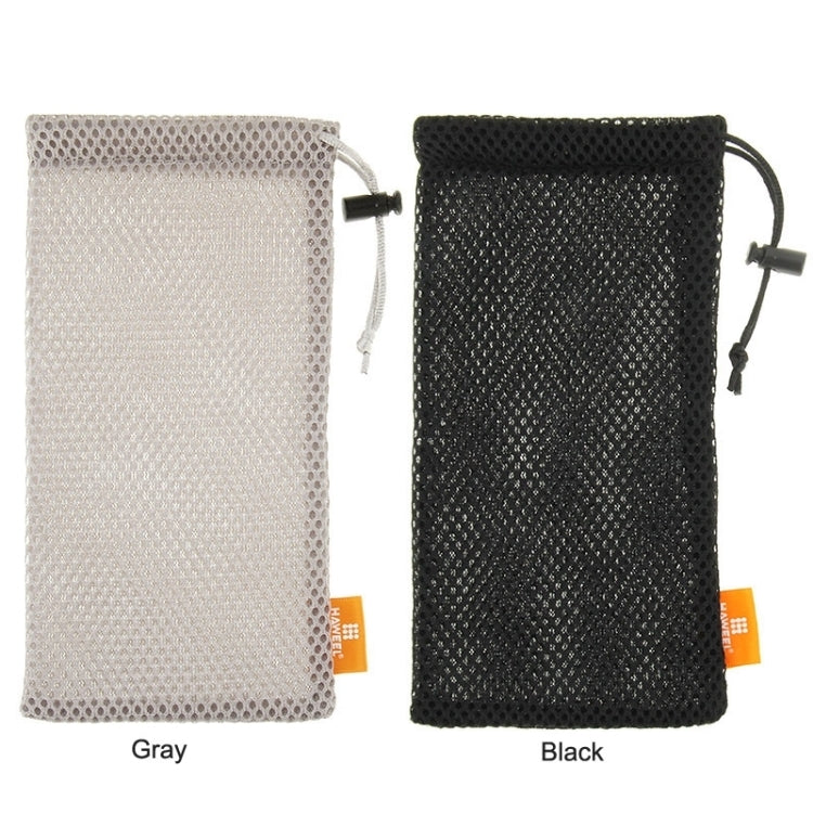 [HK Warehouse] HAWEEL Pouch Bag for Smart Phones, Power Bank and other Accessories, Size same as 5.5 inch Phone(Black) - HoMEdemic™ 