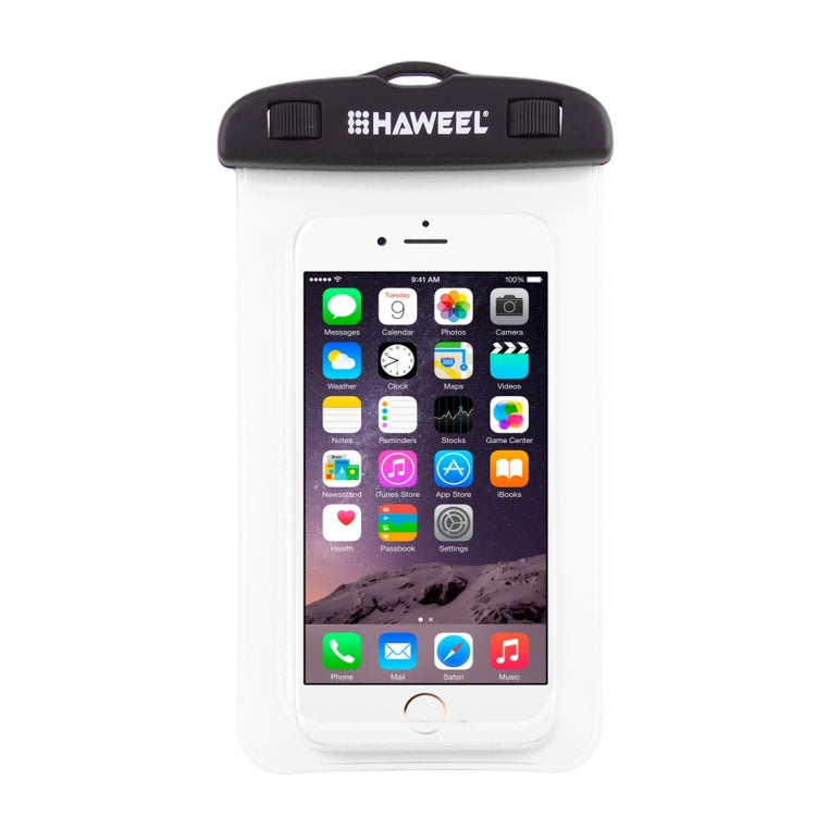 HAWEEL Transparent Universal Waterproof Bag with Lanyard for iPhone, Galaxy, Huawei, Xiaomi, LG, HTC and Other Smart Phones(Transparent) - HoMEdemic™ 