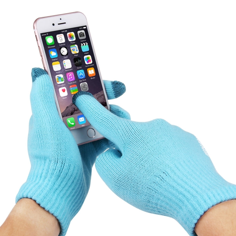 HAWEEL Three Fingers Touch Screen Gloves for Men, For iPhone, Galaxy, Huawei, Xiaomi, HTC, Sony, LG and other Touch Screen Devices(Blue) - HoMEdemic™ 