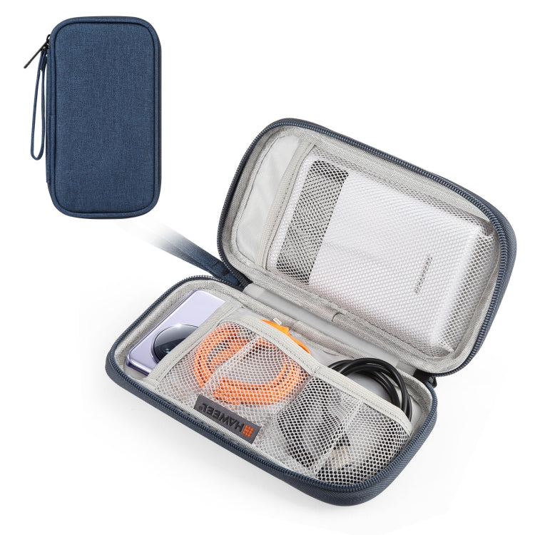 HAWEEL Electronic Organizer Storage Bag for Cellphones, Power Bank, Cables, Mouse, Earphones(Dark Blue) - HoMEdemic™ 
