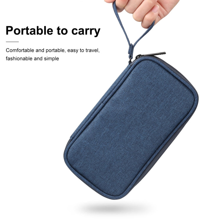 HAWEEL Electronic Organizer Storage Bag for Cellphones, Power Bank, Cables, Mouse, Earphones(Dark Blue) - HoMEdemic™ 