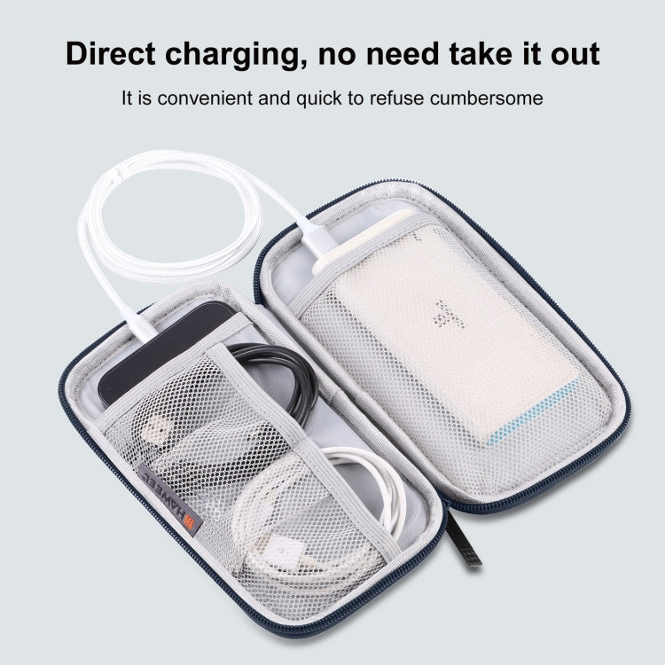 HAWEEL Electronic Organizer Storage Bag for Cellphones, Power Bank, Cables, Mouse, Earphones(Dark Blue) - HoMEdemic™ 