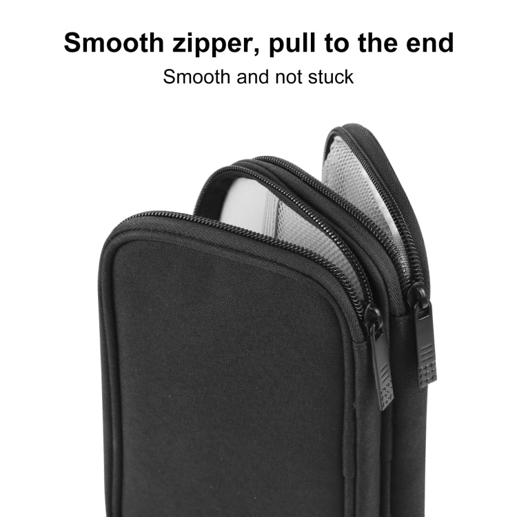 HAWEEL Electronic Organizer Double Layers Storage Bag for Cables, Charger, Power Bank, Phones, Earphones(Black) - HoMEdemic™ 
