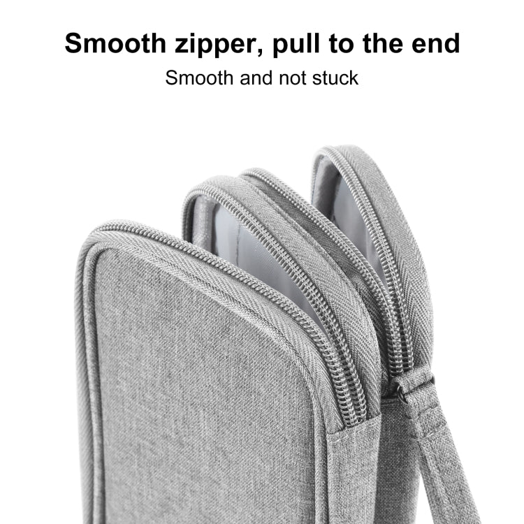 HAWEEL Electronic Organizer Double Layers Storage Bag for Cables, Charger, Power Bank, Phones, Earphones (Grey) - HoMEdemic™ 