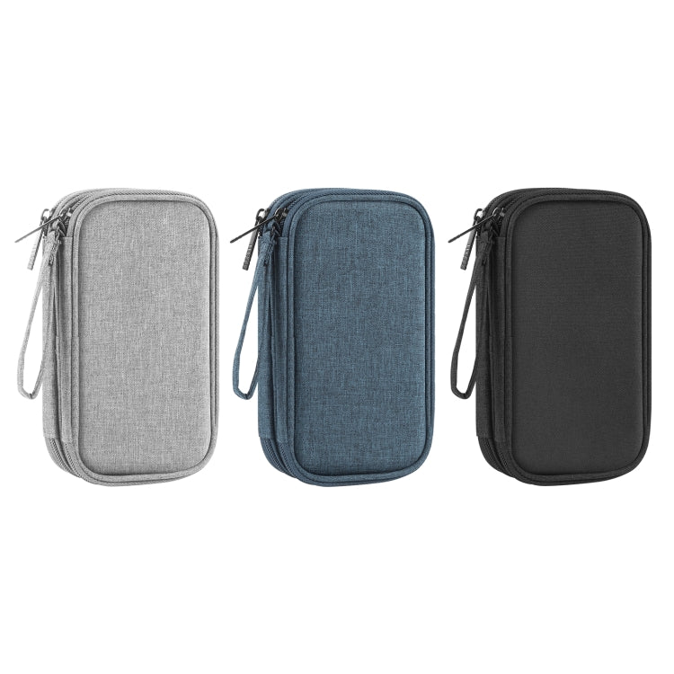 HAWEEL Electronic Organizer Double Layers Storage Bag for Cables, Charger, Power Bank, Phones, Earphones(Black) - HoMEdemic™ 