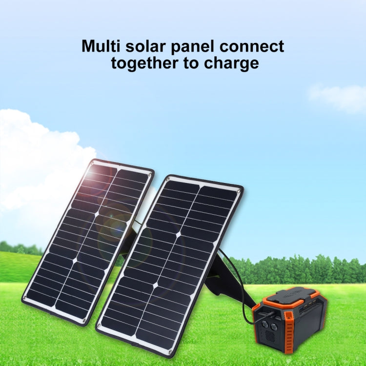 HAWEEL Portable 20W Monocrystalline Silicon Solar Power Panel Charger, with USB Port & Holder & Tiger Clip, Support QC3.0 and AFC - HoMEdemic™ 