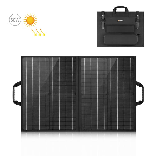 HAWEEL 50W Foldable Solar Panel Charger Travel Folding Bag - HoMEdemic™ 